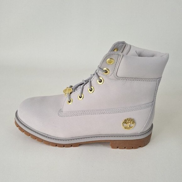 Timberland 6IN PREMIUM Junior Grey Waterproof Boots